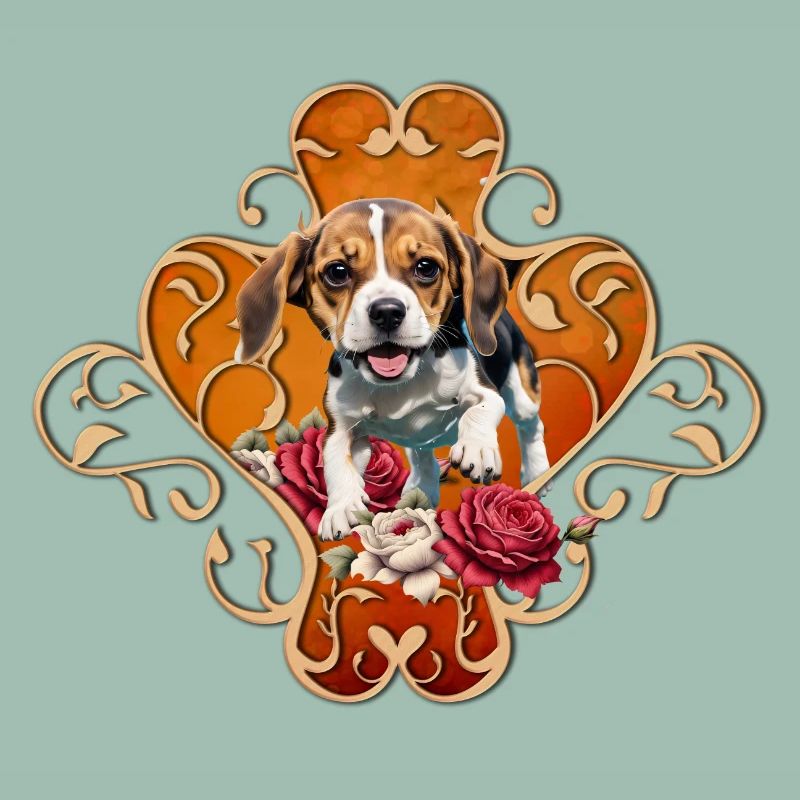 Mignon petit Beagle.
