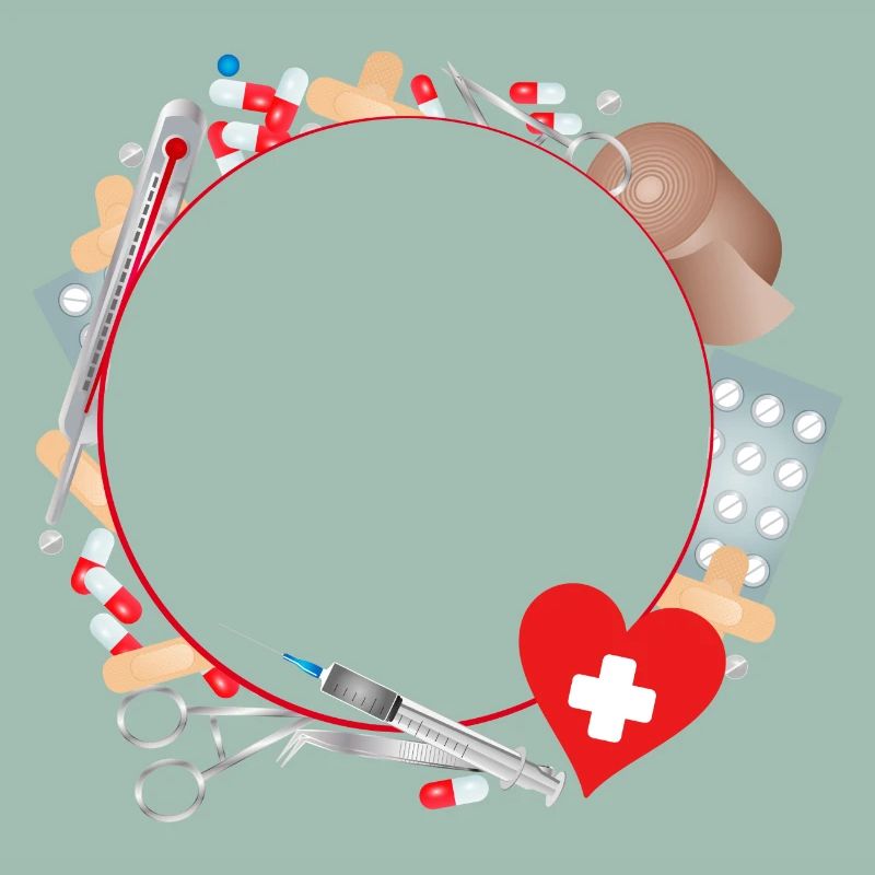 First aid kit or first aid kit as a frame