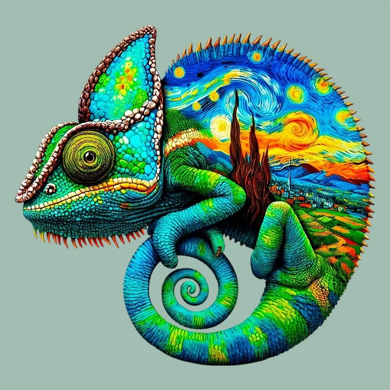 Van Gogh Chameleon