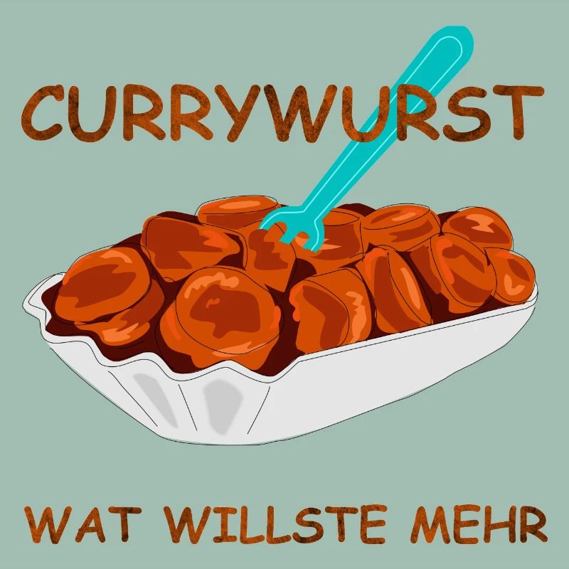 speise currywurst spruch