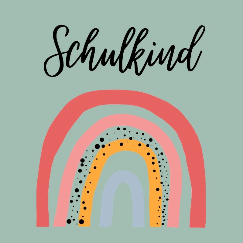 Schulkind Regenbogen Geschenkidee zur Einschulung