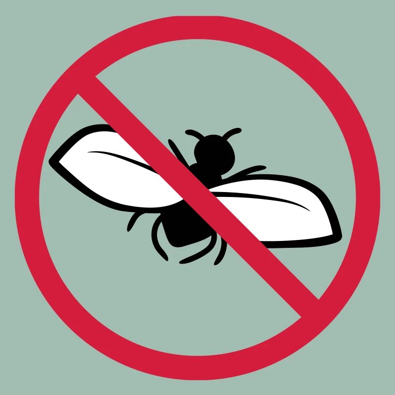 Fliege Verboten Schild
