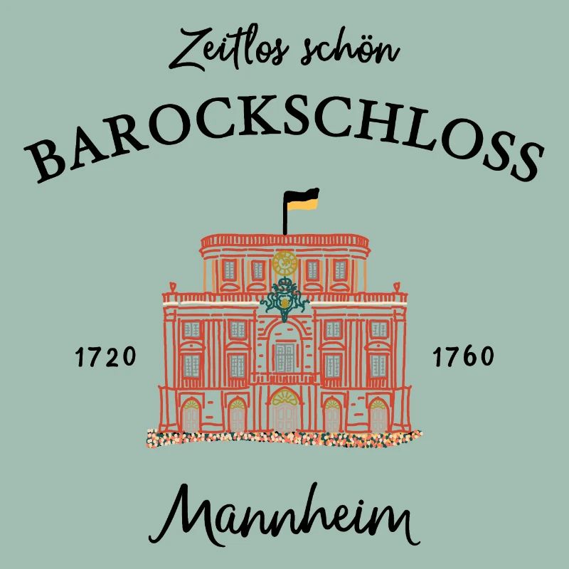 Mannheim, palais baroque emblématique, période de construction