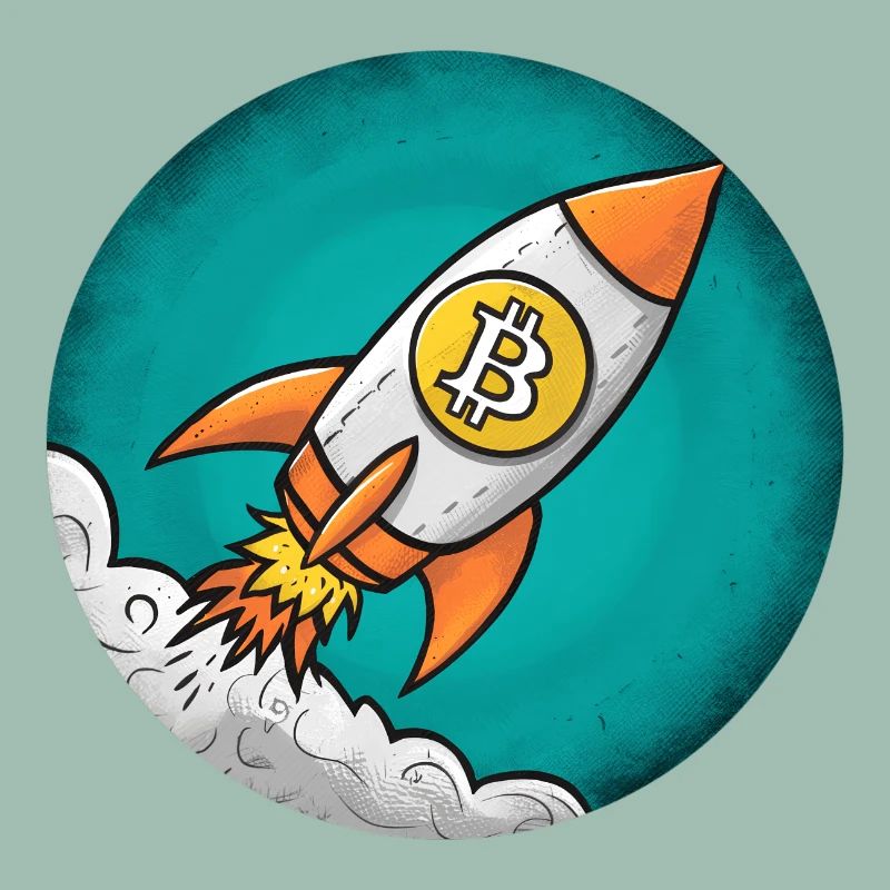 Fusée crypto : Bitcoin sur la lune !