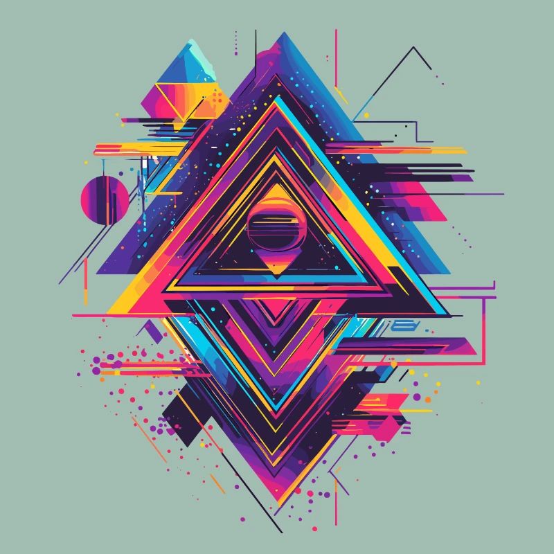 Futuristic Psychedelic Techno Trance 90s 80s