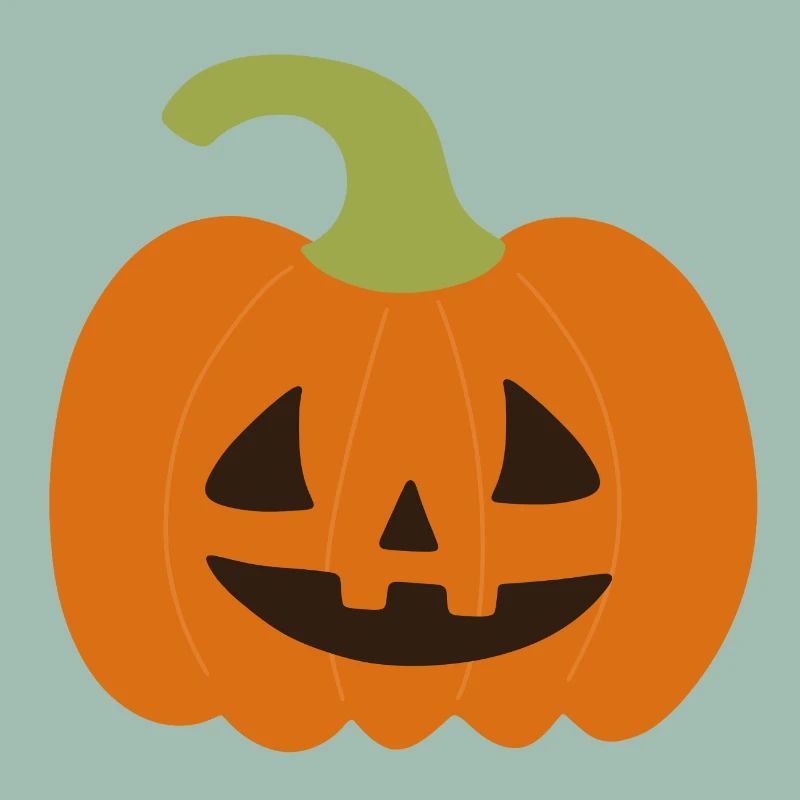 Whimsical Jack-O'-Lantern Pumpkin Design