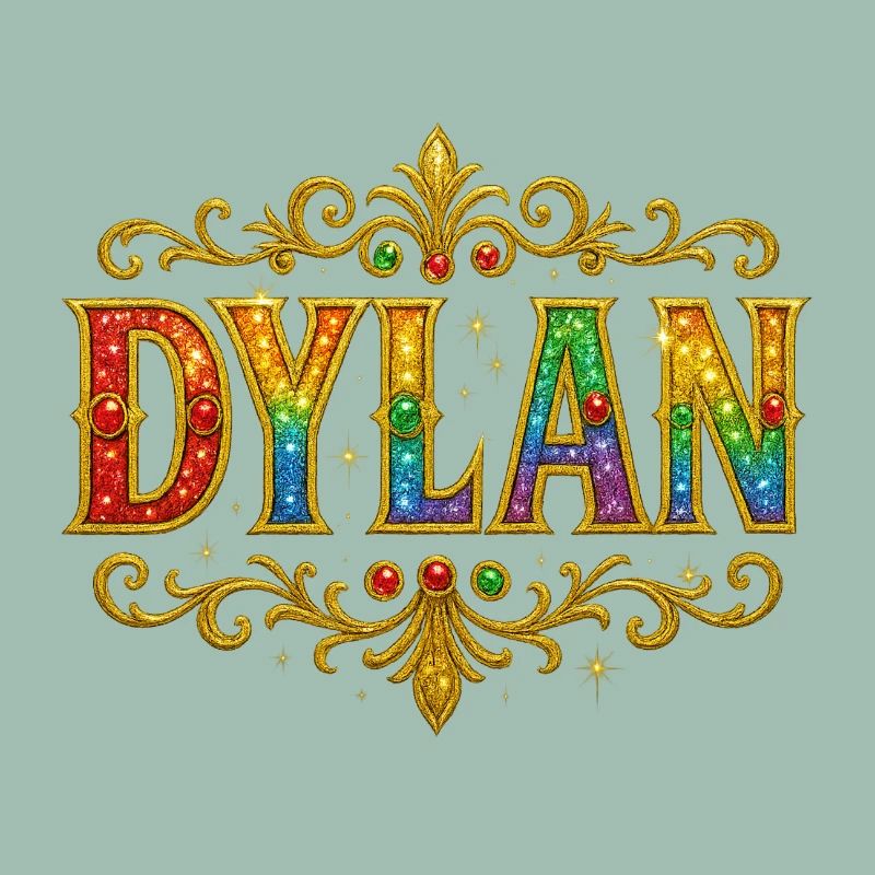 DYLAN Glitter Gold Sequins