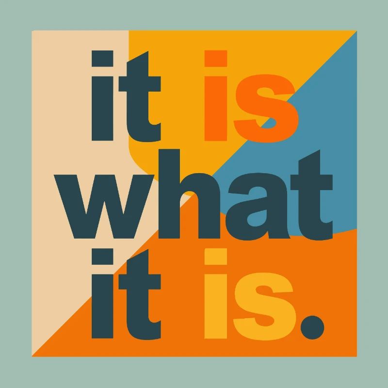 C’est ce que c’est – typo, collage, pop art