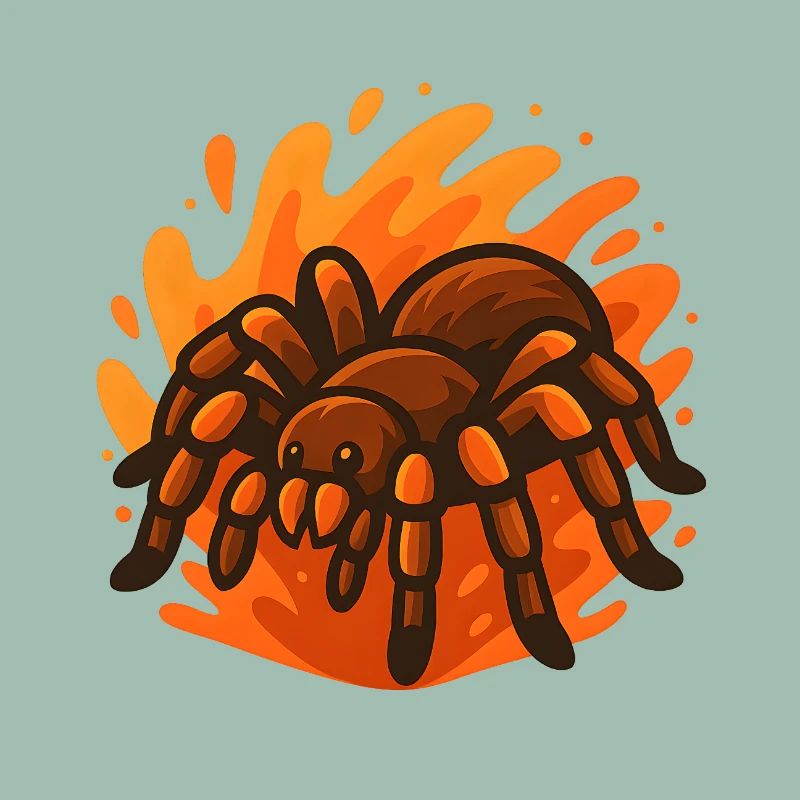 Feurige Goliath-Spinne