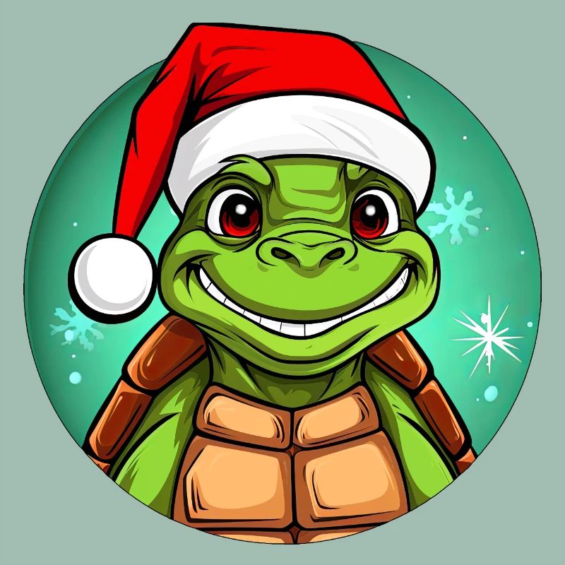 Weihnachtsmann Schildkröte