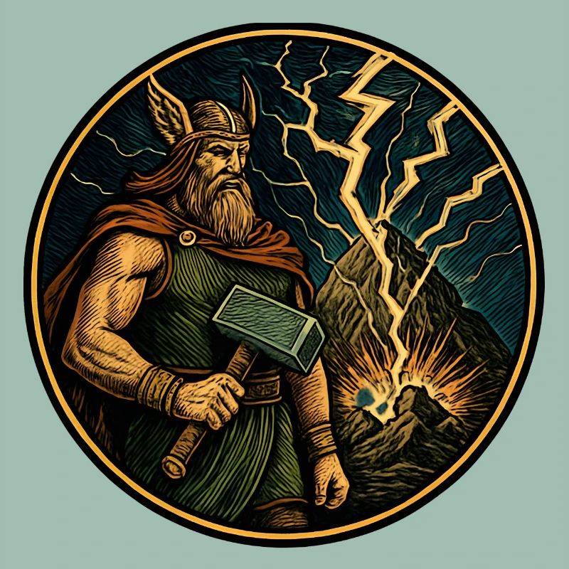 Thor mit Hammer