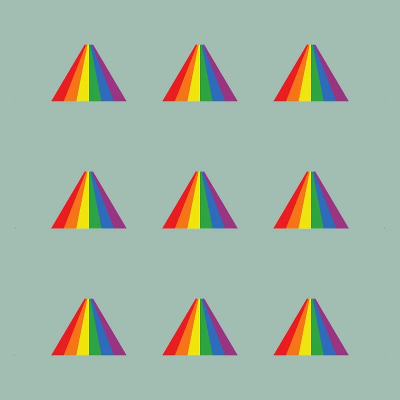 Rainbow Pyramid Pattern