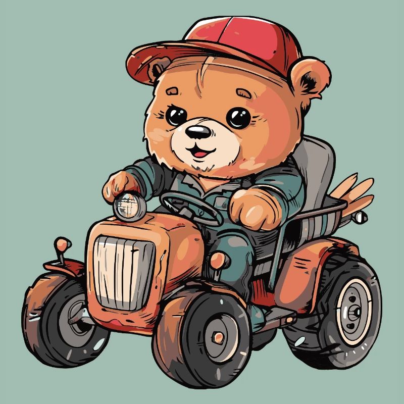 Bear Tractor Farmer