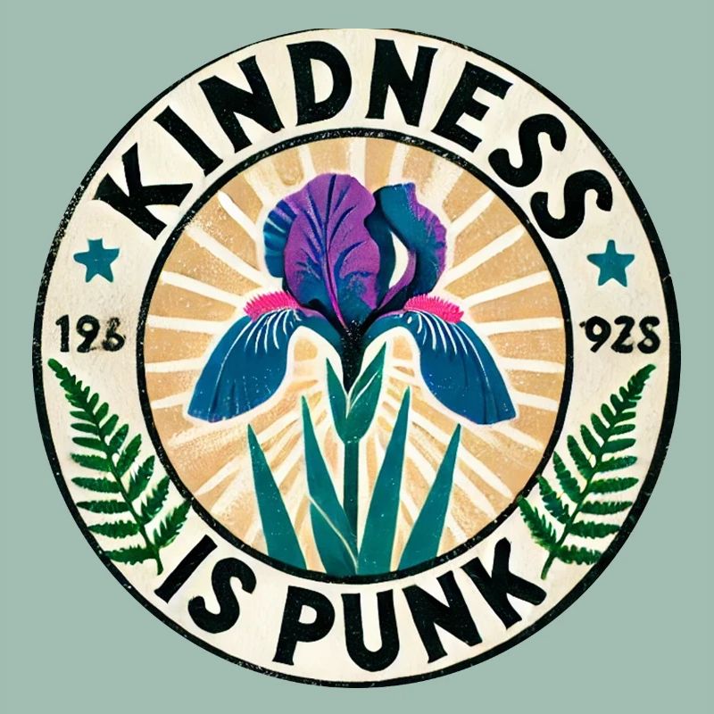 Freundlichkeit ist Punk-Iris-Patch