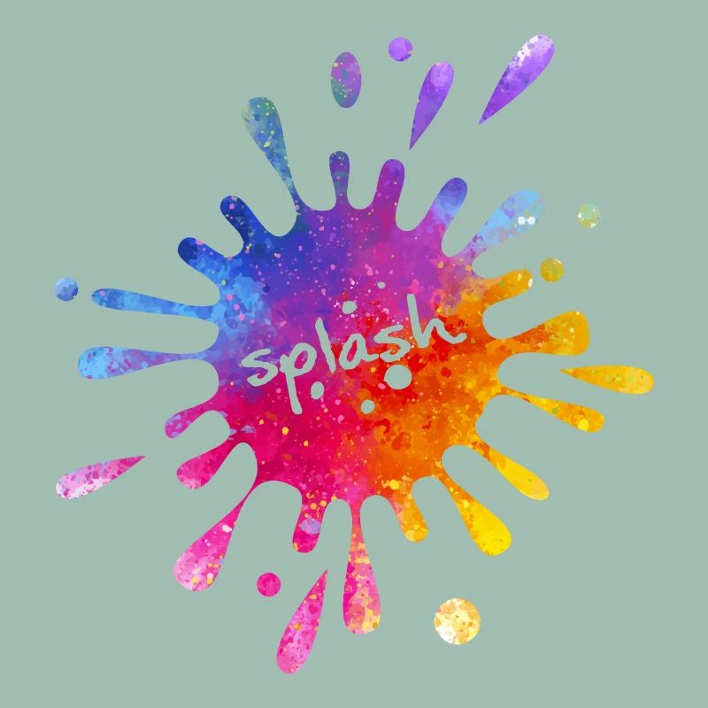 Splash - bunter Farbklecks