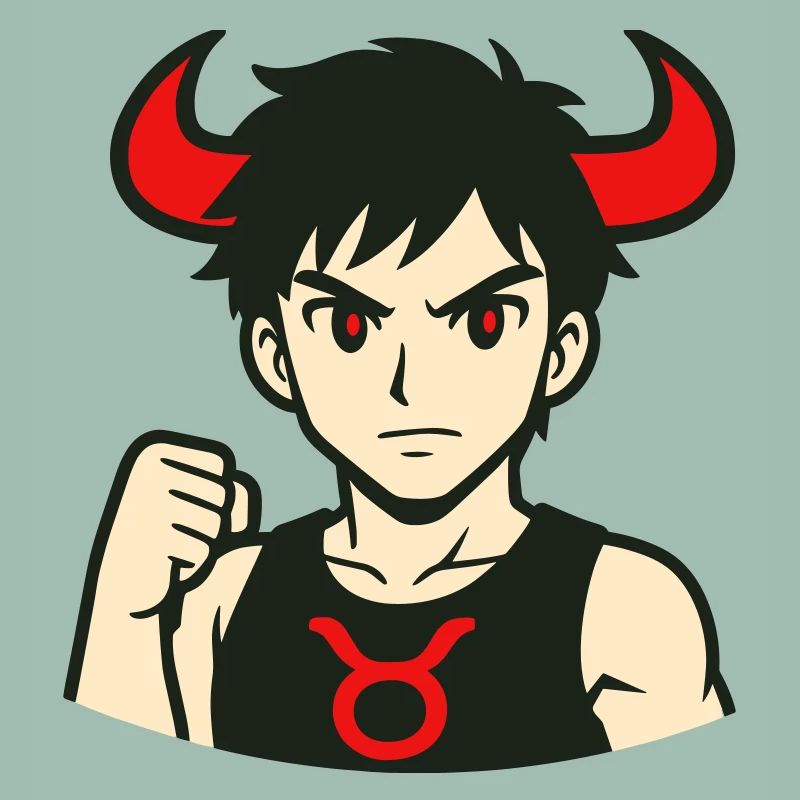 Dämon Taurus Anime Stil