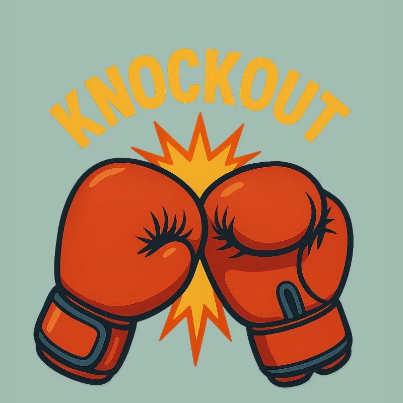 Knockout – Boxhandschuh Comic