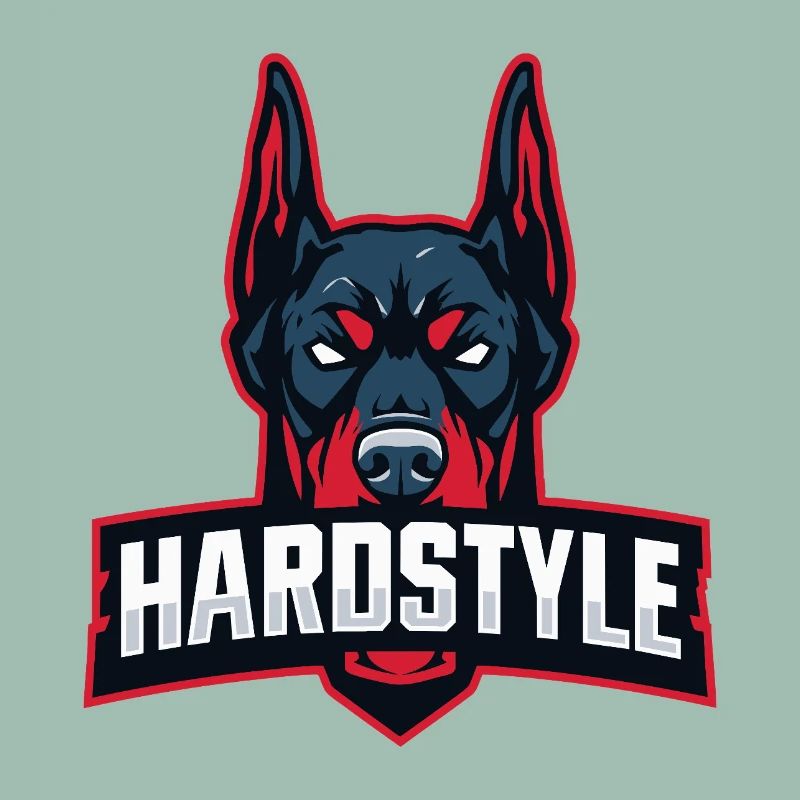Dobermankopf – HARDSTYLE 
