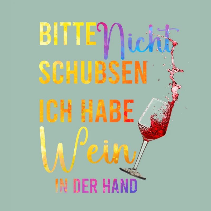 S’il vous plaît, ne poussez pas – du vin à la main