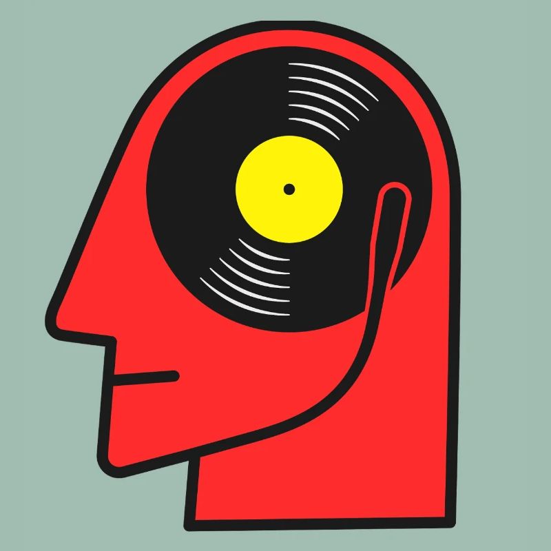 Affiche de tête d’album vinyle