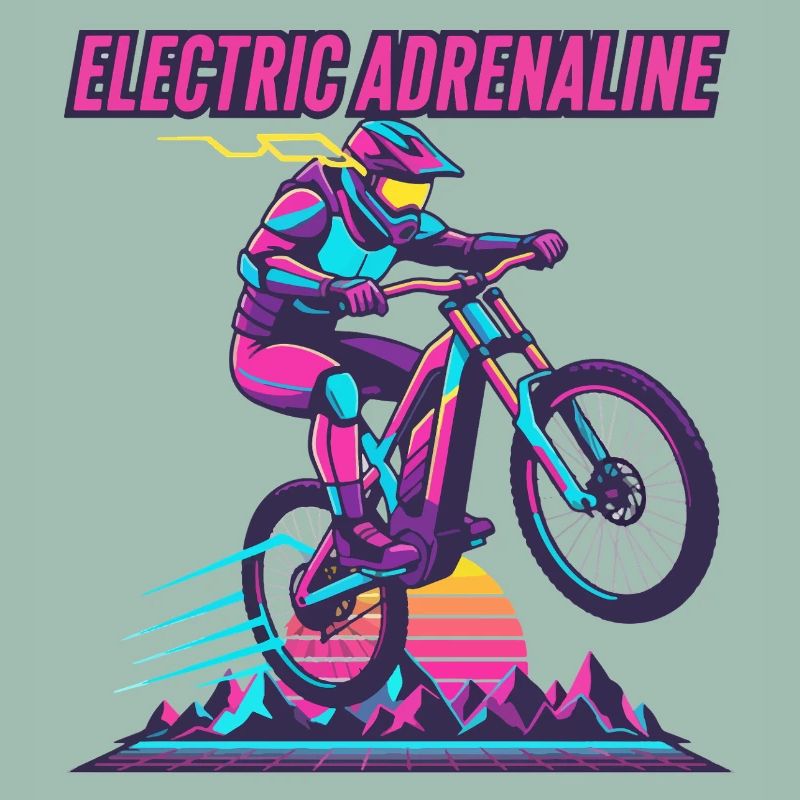 Electric Adrenaline Synthwave E-MTB