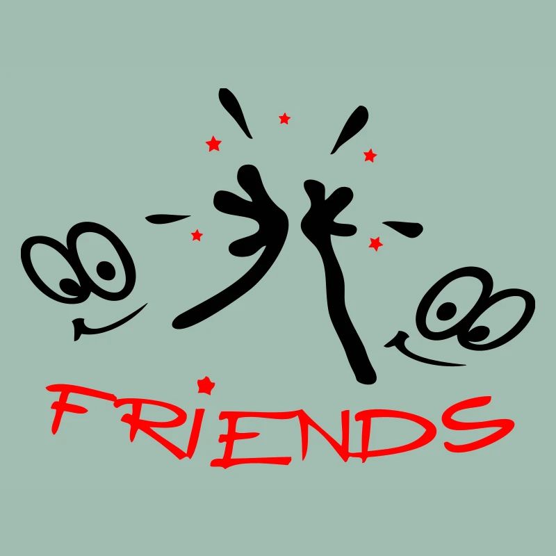 Freunde, Friends, Comic