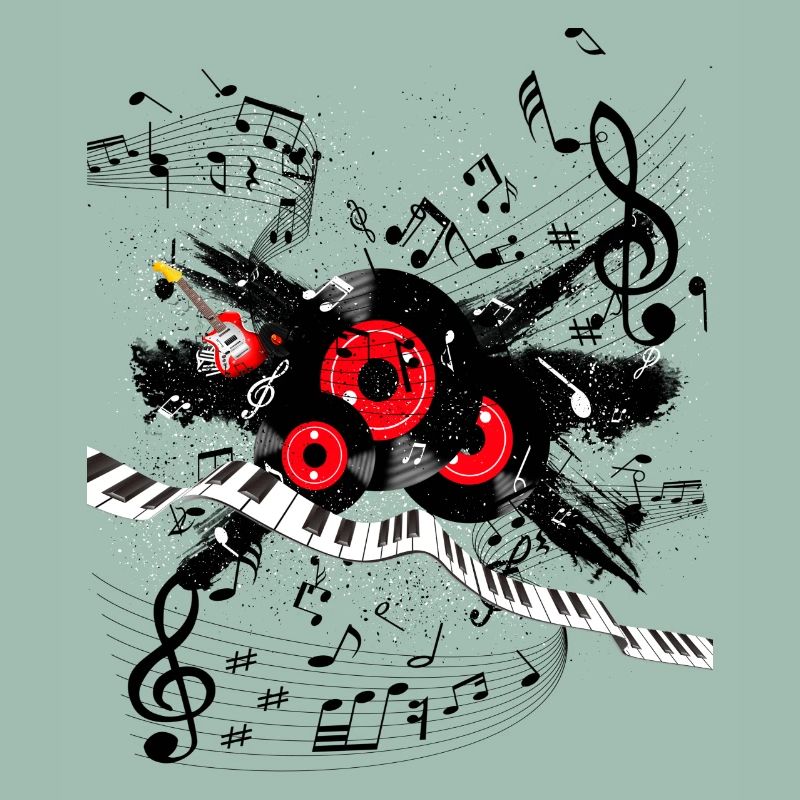 Red Record Melody and Keyboard Track