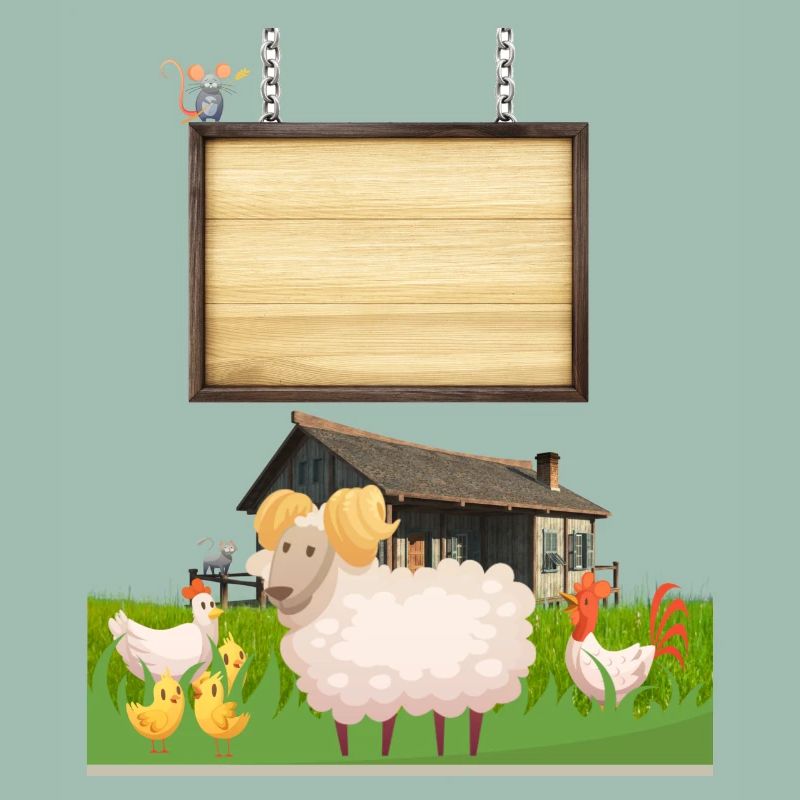 Pasture Pals Rustic-Bauernhof-Schild