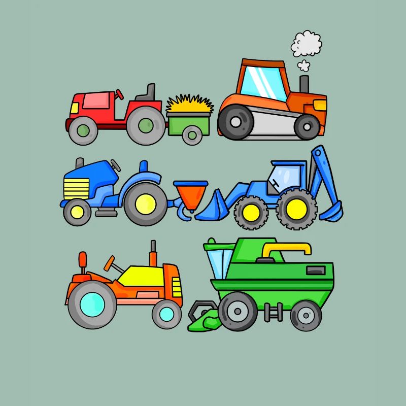 Construction site vehicles