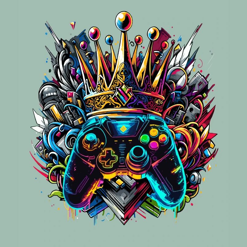 Royal Graffiti Gaming Controller