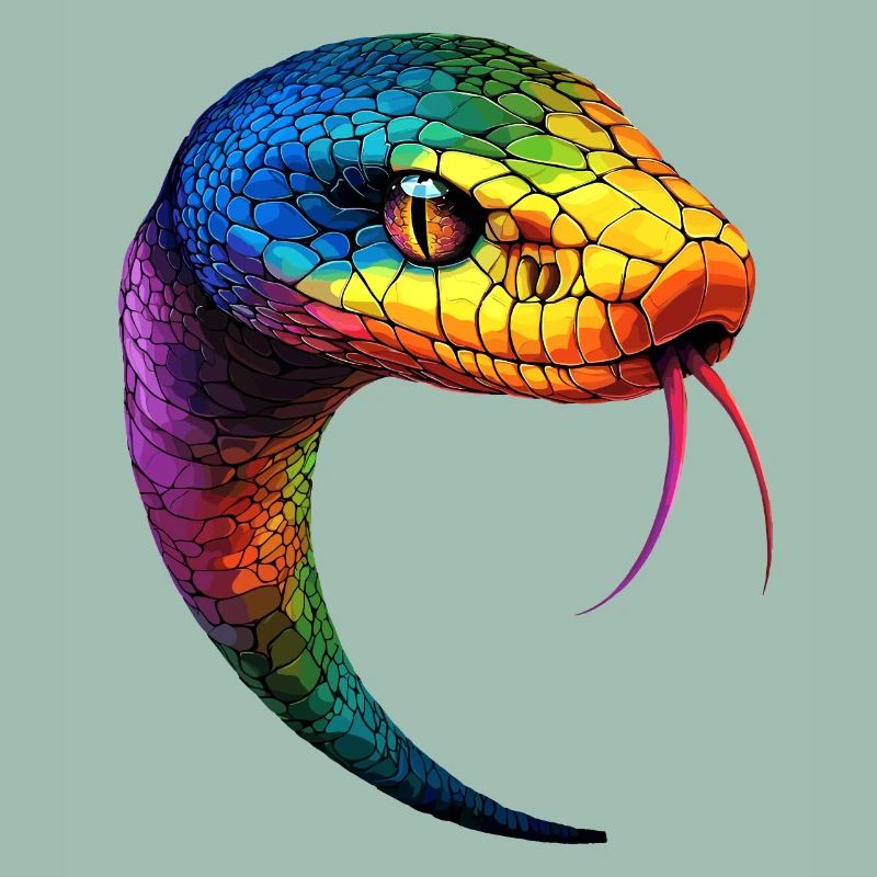 Serpent Python Cobra Mamba Serpent à sonnettes Serpent