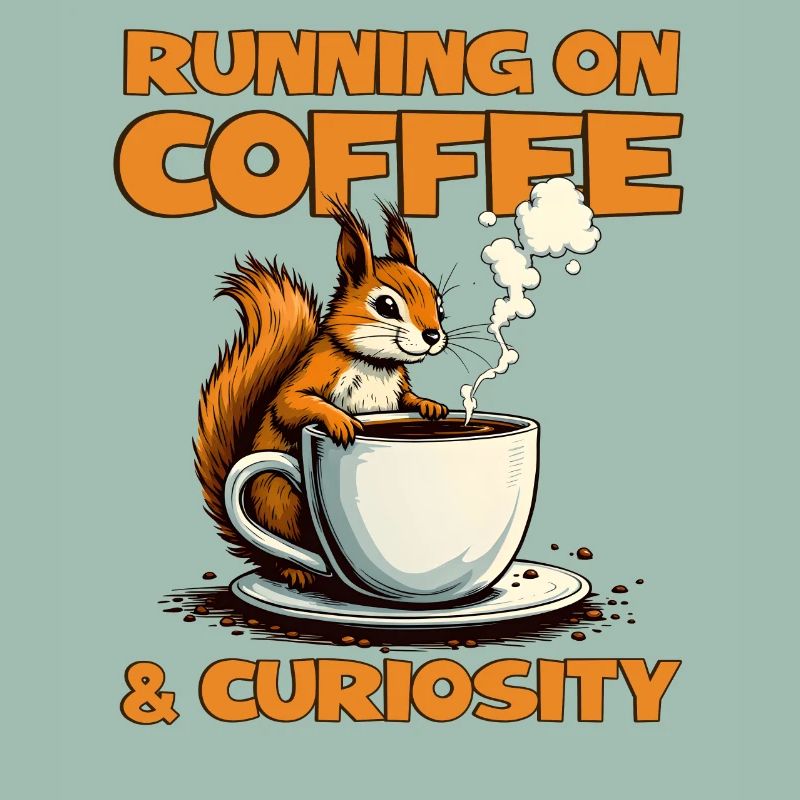 With coffee and curiosity – squirrel coffee
