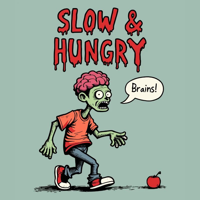 Slow & Hungry Zombie Comic