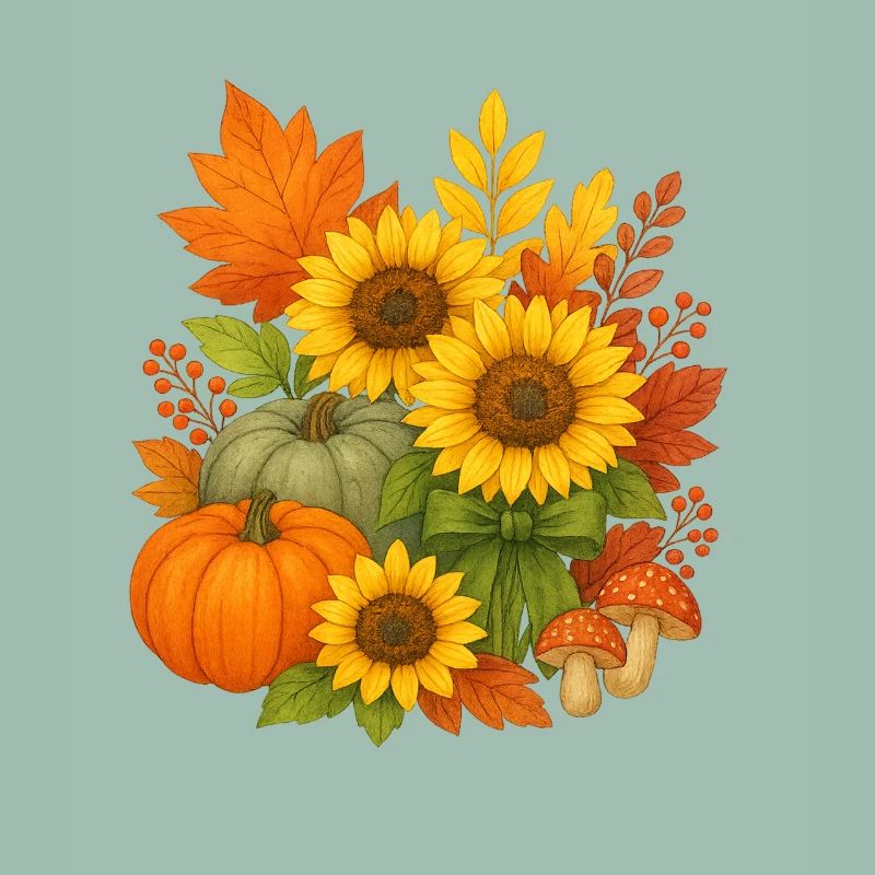 Herbsternte Sonnenblumen