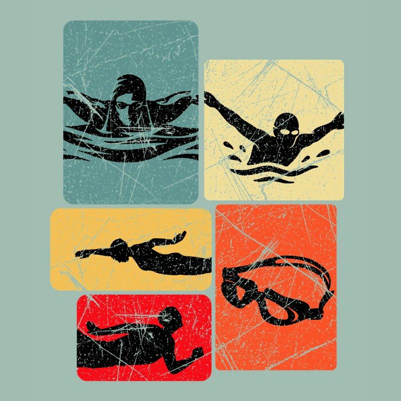 Vintage Float Silhouettes Pattern