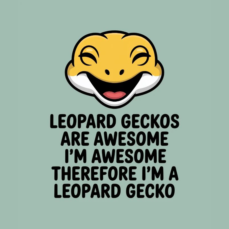 Joyful Leopardgecko Laughs Mascot