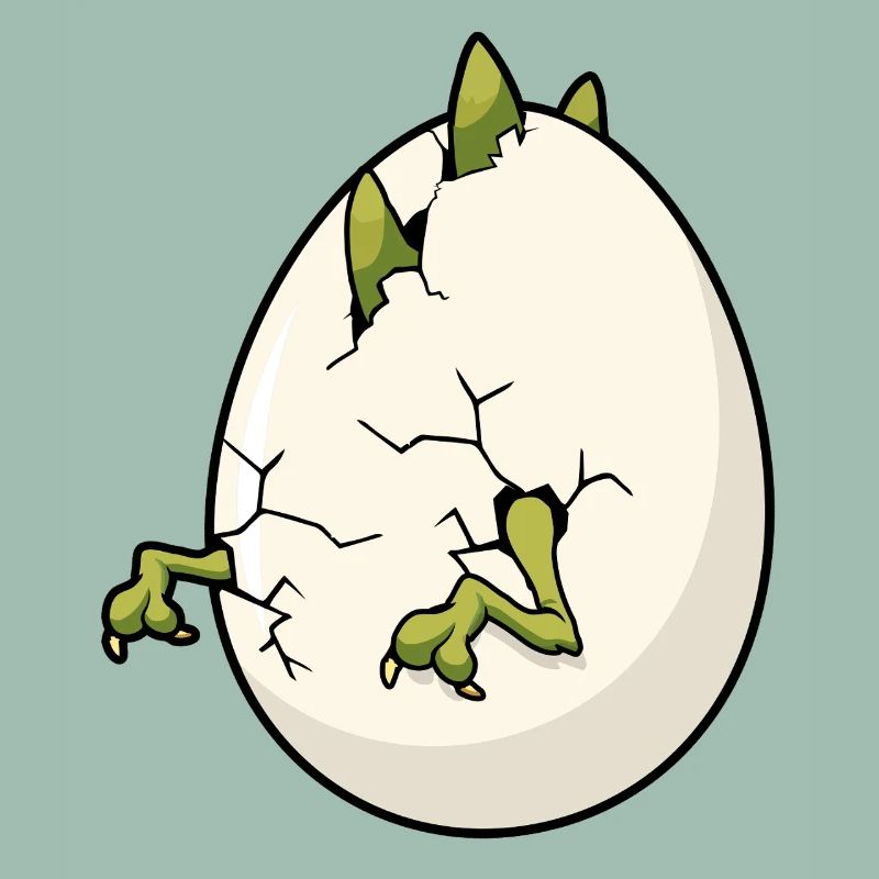 Cracked Egg Bloom Easter