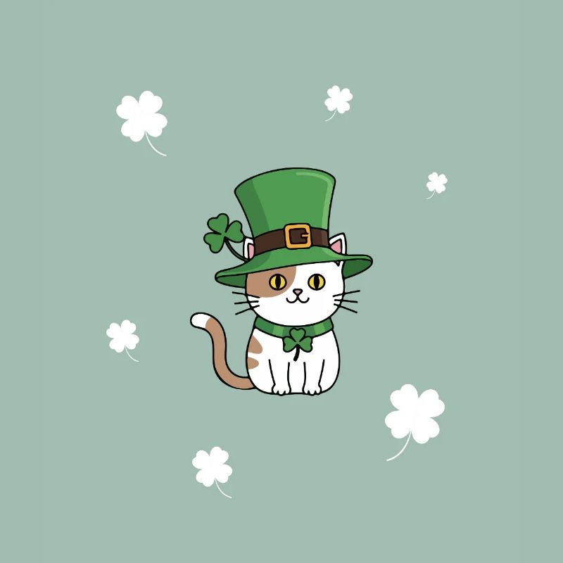 Chat de la Saint-Patrick