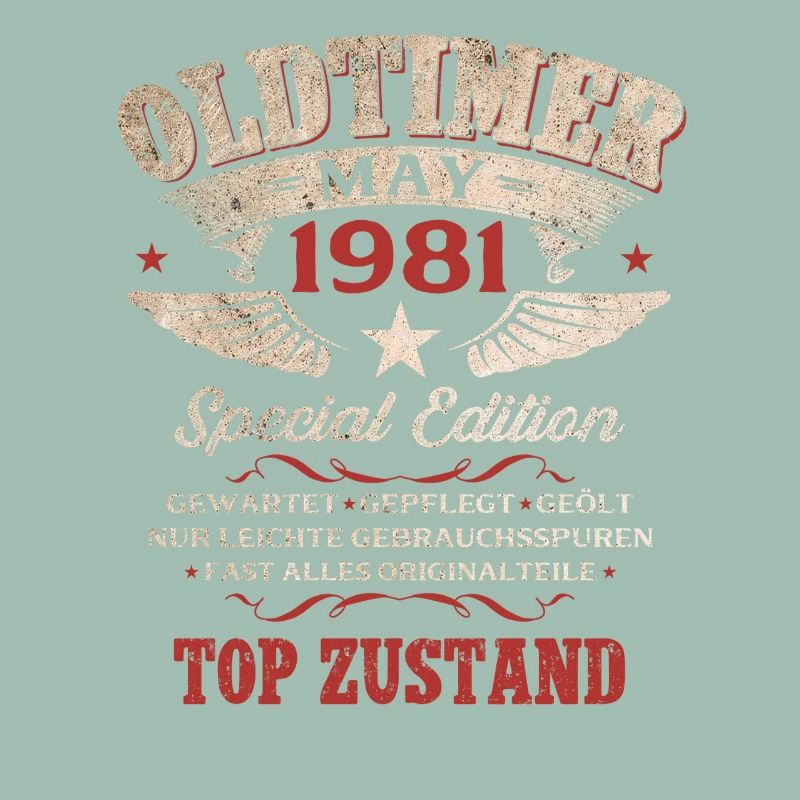 45. Geburtstag Geschenk Mann Oldtimer Mai 1981