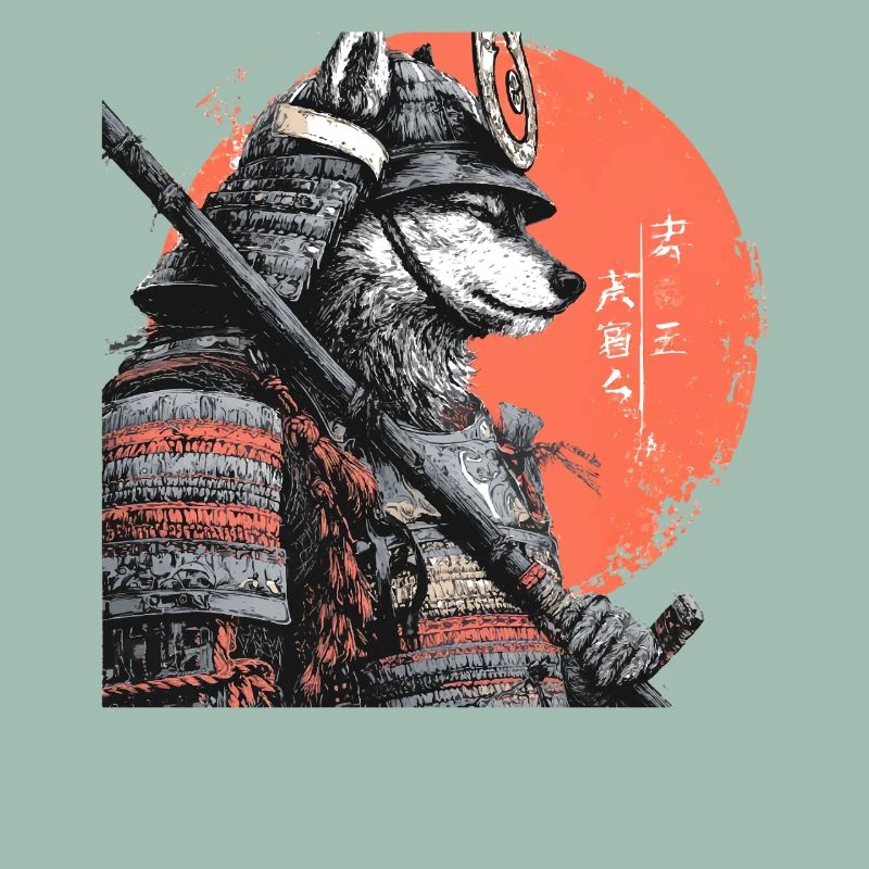 Wolf in Armor samurai 