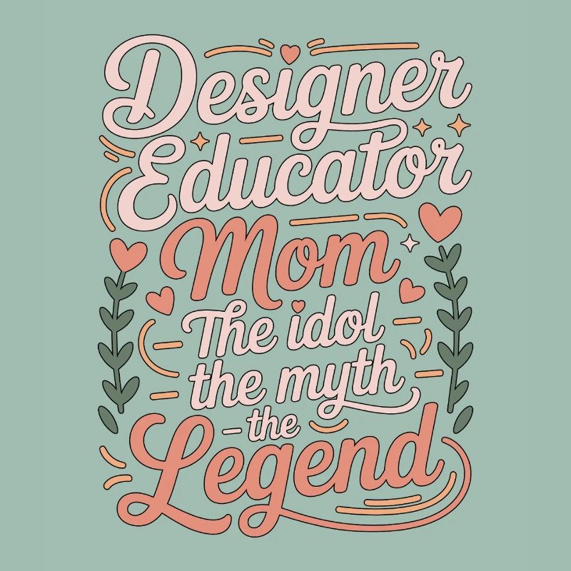 Designer Educator Mom The Idol The Visual Designer