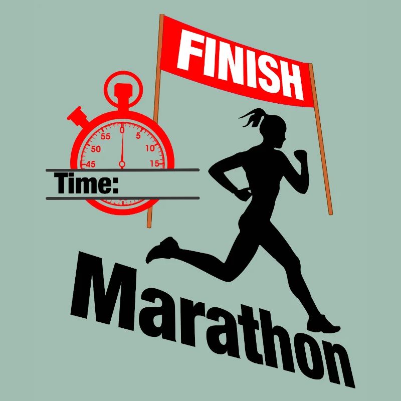 Coureuse marathonienne – Temps de course