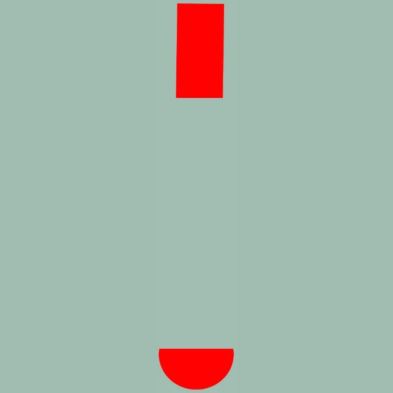 Red exclamation mark, template, pattern