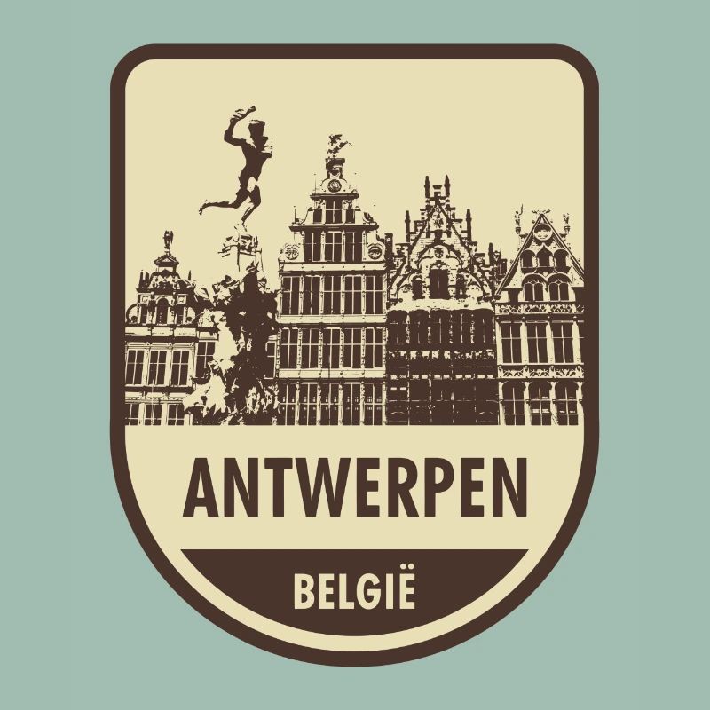 Antwerpen Stadtbild Schild
