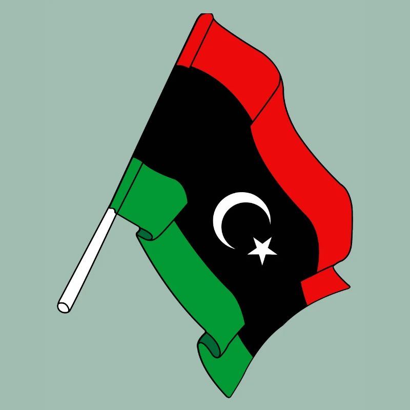 Drapeau Libye