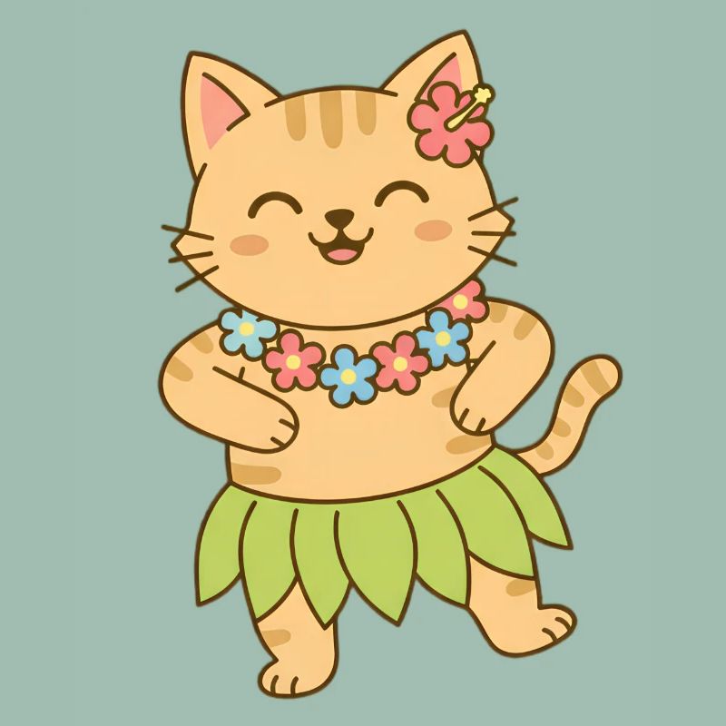 Katze auf Hawaii