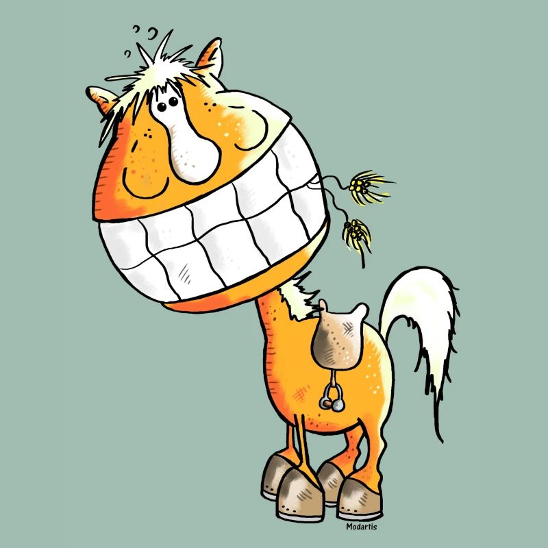 Strahlendes Pferd - Pferde