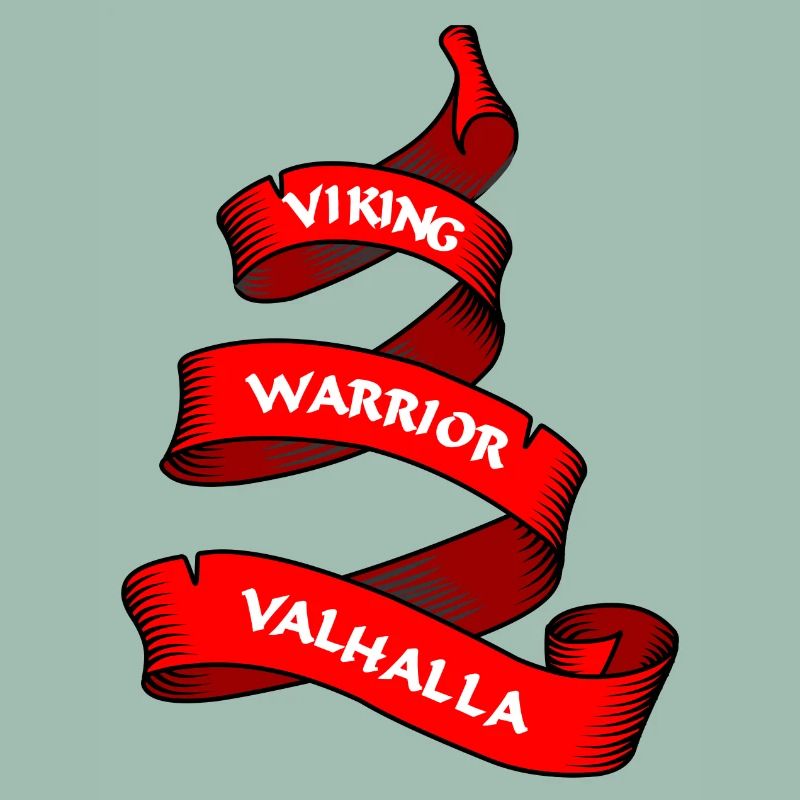 Wikinger Wimpel oder Banner rot