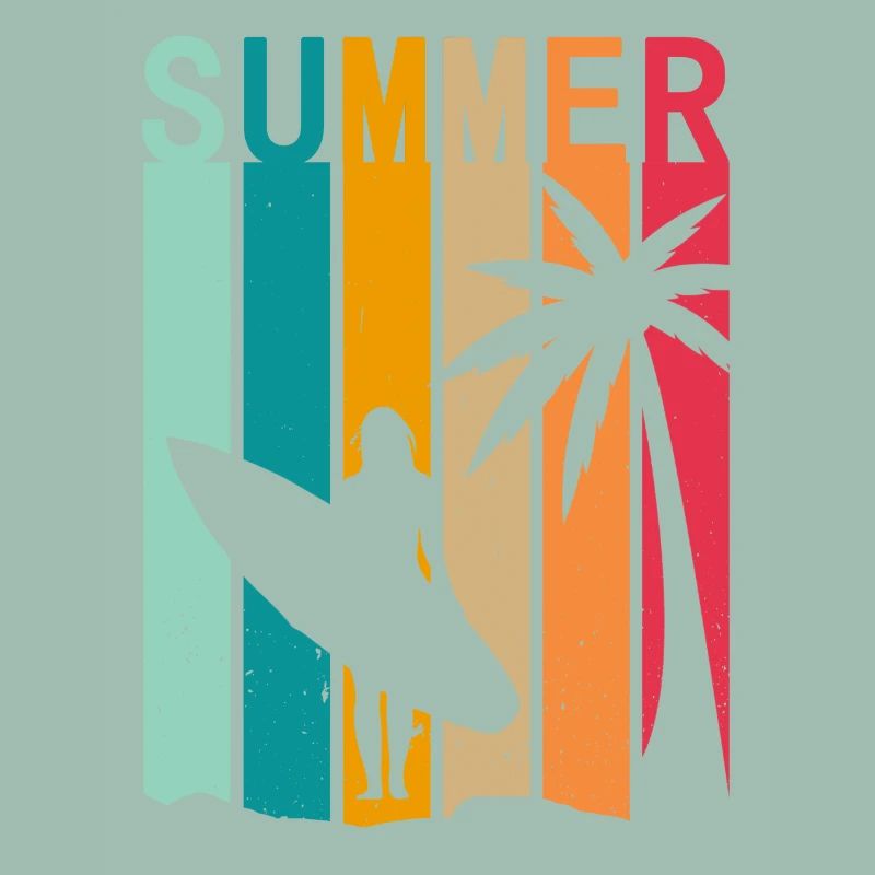 Surfer-Mädchen
