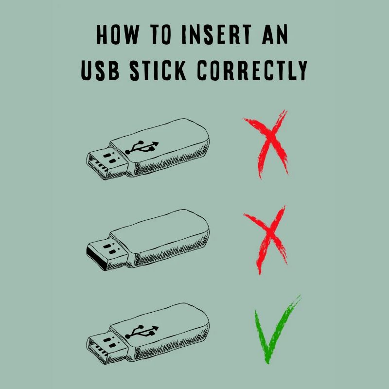 Comment insérer correctement une clé USB